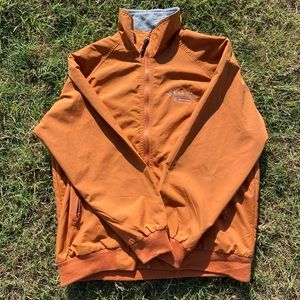 vintage burnt orange windbreaker